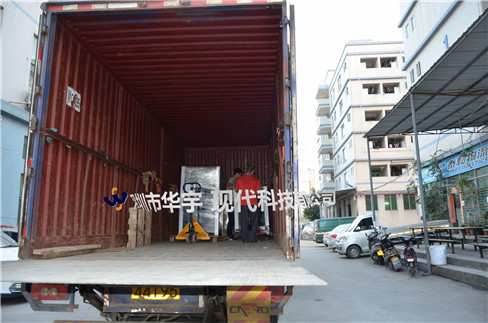 我司21號(hào)發(fā)貨浙江，為浙江某公司提供定制款恒溫恒濕戶外投影儀安裝柜(圖4)